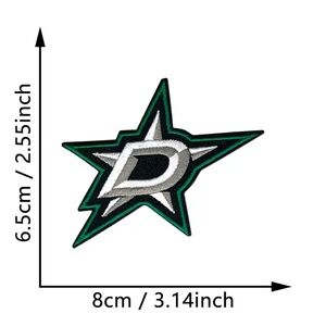 Dallas Stars NHL Patches DIY HOCKEY All Teams Embroidered Texas